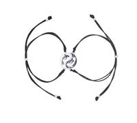 YKMYXZ, Bracelet de couple Taiji, deux poissons, totem Bagua fait à la main, bonne amitié, corde à main, une paire de costumes
