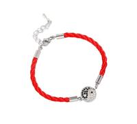 YKMYXZ, Bracelet Taiji Bagua plaqué or avec micro zircone