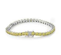 YKMYXZ, Bracelets de Tennis Moissanite 3mm for femmes, Bracelets en or, coupe ronde, couleur D, clarté VVS1, Bracelets de Tennis en diamant, en argent Sterling 925, Bracelets for femmes,TURBO_LOADIN