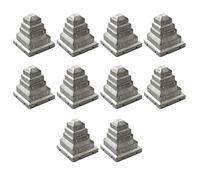 YKMYXZ, Capuchon de poteau en aluminium, imperméable et imputrescible, for poteaux en bois, for pelouse extérieure(90mm)