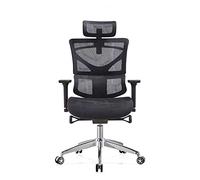 YKMYXZ, Chaise de Bureau Ergonomique et Simple, Chaise Gamichair, Confortable for Salle d'étude, Chaise pivotante relevable, Chaise à Dossier/Rouge(Black)