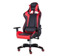 YKMYXZ, Chaise de Bureau for Ordinateur, Esports, Gamichair, Dossier relevable, Rouge(Red)