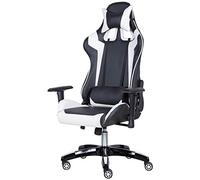 YKMYXZ, Chaise de Bureau for Ordinateur, Esports, Gamichair, Dossier relevable, Rouge(White)