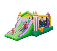 YKMYXZ, Château gonflable, maison de jeu gonflable, cadeau de fête d'anniversaire avec souffleur, grand Trampoline d'extérieur for la maison