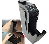 YKMYXZ, Coffre-Fort de Voyage Portable for Pistolets, Dispositif de sécurité for Armes à feu à accès Rapide avec Code numérique, Serrure à clé et Serrure à Empreinte Digitale