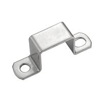 YKMYXZ, Collier de serrage de selle de cheval en acier inoxydable, carré, rectangulaire, en forme de M, épais, boucle de gorge(Dia35x35(1pcs))