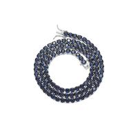 YKMYXZ, Collier de tennis bleu 4 mm for femme plaqué or 18 carats avec diamants de laboratoire de taille ronde, chaîne CZ for femme, colliers de pierres précieuses for fête de bal