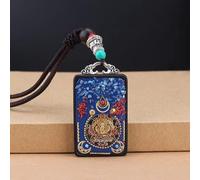YKMYXZ, Collier Thangka en Bois de Santal Noir, 30 modèles, Style Ethnique, Fait à la Main, Pendentif éléphant, Dieu Bagua, Marque Toem, Style Exotique