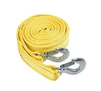 YKMYXZ, Corde de remorquage avec Crochets de sécurité - Corde de remorquage d'urgence Tout-Terrain - Traction 5 tonnes - 4 mètres de Long - Crochet en Acier à Griffe d'aigle/U en Acier au Carbone(A)