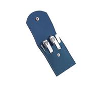 YKMYXZ, Couteau de manucure en acier inoxydable, ciseaux portables haut de gamme, outil de coupe des peaux mortes, ensemble de 4 pièces for manucure(Blue)