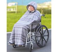 YKMYXZ， Couverture de voyage thermique coupe-vent for l'hiver, idéale for les femmes et les hommes(Gray)