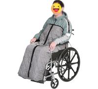 YKMYXZ， Couvertures chaudes for les jambes et le bas du corps, ajustement universel for les fauteuils roulants(Grey)