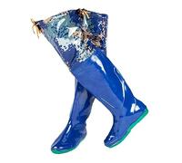 YKMYXZ, Cuissardes de pêche, Cuissardes Camouflage Bleu, 60 cm, Bottes for Hommes et Femmes, imperméables et antidérapantes(6)