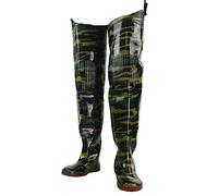 YKMYXZ, Cuissardes de pêche, Cuissardes Extensibles de 80 cm, Pantalons de pêche imperméables en PVC for Hommes et Femmes(6.5)