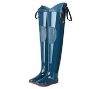 YKMYXZ, Cuissardes de pêche for Adultes, Cuissardes avec Boucle réglable, Bottes de pêche imperméables en PVC de 80 cm de Haut(7)