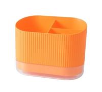 YKMYXZ, Égouttoir à couverts avec 3 compartiments et bloc à couteaux(Orange)