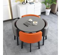 YKMYXZ Ensemble Table à Manger et chaises Bureau Salle de réunion réception négociation 1 Table 4 chaises for Appartement Familial(E)