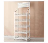 YKMYXZ, Étagère à snacks de supermarché à 4 ou 5 niveaux, présentoirs de vente au détail, organisateur de snacks commerciaux for la maison, les supérettes et les cuisines(White 165,50x27cm/19.7x10.6in