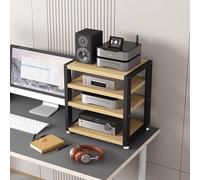 YKMYXZ， Étagère de Rangement d'angle for Lecteur de disques vinyles stéréo à 3/4 Niveaux, Peu encombrante(4 Tier)