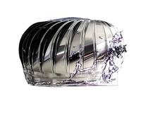 YKMYXZ évents d'air， Couvercle de Ventilation for Ventilateurs de Toit d'usine, Grand Couvercle de Turbine ventilée en Acier Inoxydable, Capuchon de cheminée Rotatif(500mm/20inch)