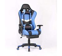 YKMYXZ, Fauteuil de Jeu Ergonomique à Dossier Haut, Rouge, 70 x 70 x 127 cm(Blue)