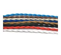 YKMYXZ, Fil électrique torsadé de style décoratif, cordon de lampe textile de style décoratif(Gold,5Meter 18 AWG)