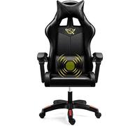 YKMYXZ, Gamiseats, Chaise de Bureau for Ordinateur à Domicile Gamie-Chaise de Sport Ergonomique inclinable et pivotante/D/a(Black,A)