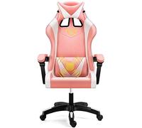 YKMYXZ, Gamiseats, Chaise de Bureau for Ordinateur à Domicile Gamie-Chaise de Sport Ergonomique inclinable et pivotante/D/a(Pink,A)