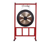 YKMYXZ, Gong à main en laiton avec bord noir 40 cm Gong en laiton avec marteau rond for instrument de percussion d'orchestre d'opéra d'église mini gong(2,50cm)