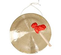 YKMYXZ, Gong en laiton de 40 cm avec marteau rond for instrument à percussion d'orchestre d'opéra d'église mini gong(50cm)