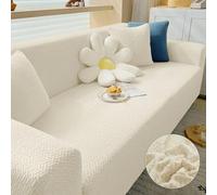 YKMYXZ, Housse de canapé élastique for Salon, for canapé d'angle en L, 1/2/3/4 Places, matériau épais et Durable(Beige,1 Seater 90 140cm)