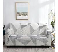 YKMYXZ， Housse de canapé Multi-Personnes imprimée Tendance avec taies d'oreiller Anti-poussière, Design élastique antidérapant for la Maison(Mocha,190 230cm 3 Seater)