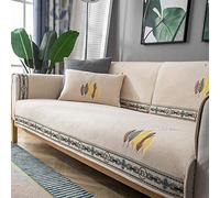 YKMYXZ, Housse de Protection antidérapante for canapé 1/2/3/4 Places, Beige, Universelle, 110 x 240 cm