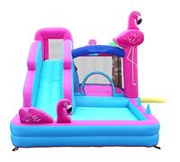 YKMYXZ, Maison de rebond gonflable, château gonflable d'oiseau rouge, toboggan à coussin ir, plein de jeux amusants, château gonflable de jardin