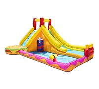 YKMYXZ, Maison de rebond gonflable Simple, château d'eau, ensemble de jeux avec toboggan, énorme toboggan combiné avec piscine