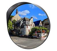 YKMYXZ, Miroir de sécurité convexe, miroir de surveillance d'angle mort résistant aux intempéries, miroir acrylique incurvé for allées, magasins et bureaux(80cm/31.5in)