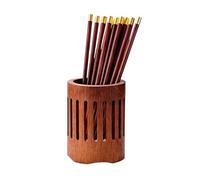 YKMYXZ, Organisateur de rangement d'ustensiles rond, support d'ustensiles creux vintage, égouttoir à couverts avec base en acier inoxydable, bloc à couteaux