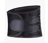YKMYXZ， Orthèse lombaire Tourmaline orthopédique auto-chauffante barre d'os en acier magnétique taille élargir ceinture soutien lombaire ceinture de renfort dorsal avec 3 pièces Pad hommes femmes(XL)