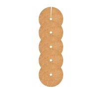 YKMYXZ, Paillis de Protection en Fibre de Coco Naturelle for Pot de Fleurs, Lot de 5 pièces, for la Maison et Le Jardin(Diameter 45CM)