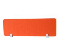 YKMYXZ， Panneau de confidentialité acoustique autoportant for bureau, écran en feutre acoustique, réduit le bruit et les distractions visuelles for les bureaux et les bibliothèques.(Orange Red,100X30C
