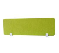 YKMYXZ， Panneau de confidentialité acoustique autoportant for bureau, écran en feutre acoustique, réduit le bruit et les distractions visuelles for les bureaux et les bibliothèques.(Grass Green,100X30