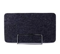 YKMYXZ， Panneau de confidentialité for bureau, panneaux acoustiques antibruit en feutre, panneaux résistants aux chocs for l'école et le bureau(Sesame Black,30 * 100 with mobile clip)
