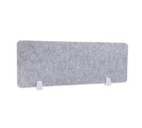 YKMYXZ， Panneau de séparation acoustique en feutre for salle de classe et bureau(Light Gray,30 * 100cm free punch-free fixing clip)