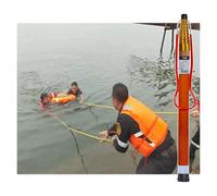 YKMYXZ, Perche de Sauvetage télescopique de 1,2 à 10 m for Bateaux de lac, Barre de Sauvetage Aquatique isolée en Fibre de Verre avec Bandes réfléchissantes Lumineuses(Length 1.2m/3.9ft 5.5m/18ft)