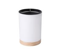 YKMYXZ, Porte-couteaux, seau de rangement for ustensiles de cuisine, porte-ustensiles, égouttoir à couverts, bloc à couteaux amovible en plastique à 3 compartiments(White)