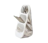 YKMYXZ, Porte-couteaux vertical 3 formats, égouttoir à couverts, support for évier, cuillère, baguettes, fourchette, bloc à couteaux(White)