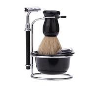 YKMYXZ, Porte-rasoir Supports de brosse de rasoir pratiques for hommes, ensemble de supports de rasoir en acier inoxydable for hommes, étagère de rangement for rasage, accessoires de salle de bain(Bla