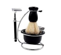 YKMYXZ, Porte-rasoir Supports de brosse de rasoir pratiques for hommes, ensemble de supports de rasoir en acier inoxydable for hommes, étagère de rangement for rasage, accessoires de salle de bain(Bla