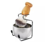 YKMYXZ, Porte-rasoir Supports de brosse de rasoir pratiques for hommes, support de brosse de rasage for bol de savon de mode, Kit de brosse de rasage for brosse à barbe en poils de sanglier naturels m