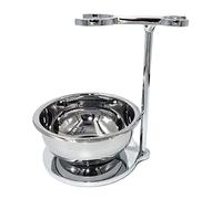 YKMYXZ, Porte-rasoir Supports de brosse de rasoir pratiques for hommes, support de brosse de rasage manuel lourd au design unique, bol de tasse à savon, coffret cadeau for petit ami et mari